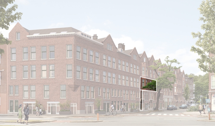 Bouwershof | Rusthoflaan, Bajonet woning, Rotterdam