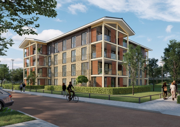 Torensteepolder De Meent, Appartementen, gebouw A, bouwnummer: 9, Numansdorp
