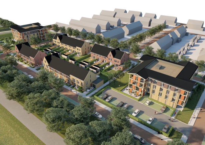 Torensteepolder De Meent, Appartementen, gebouw A, bouwnummer: 9, Numansdorp