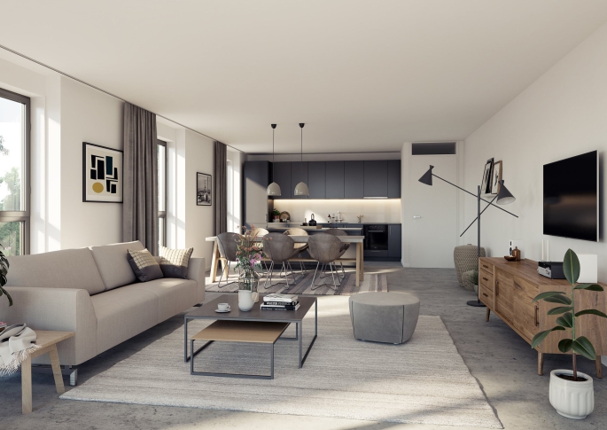 Torensteepolder De Meent, Appartementen, gebouw A, bouwnummer: 9, Numansdorp