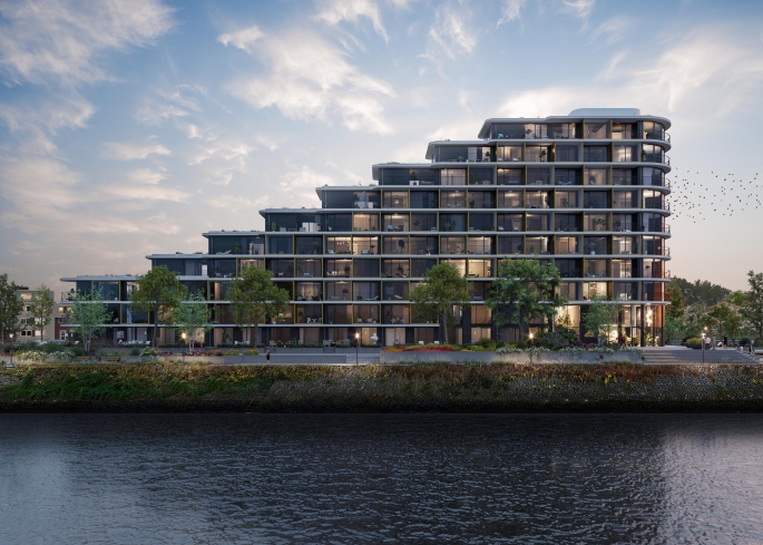 Waterside II, Type C1 - Appartement Waterside II, Rotterdam