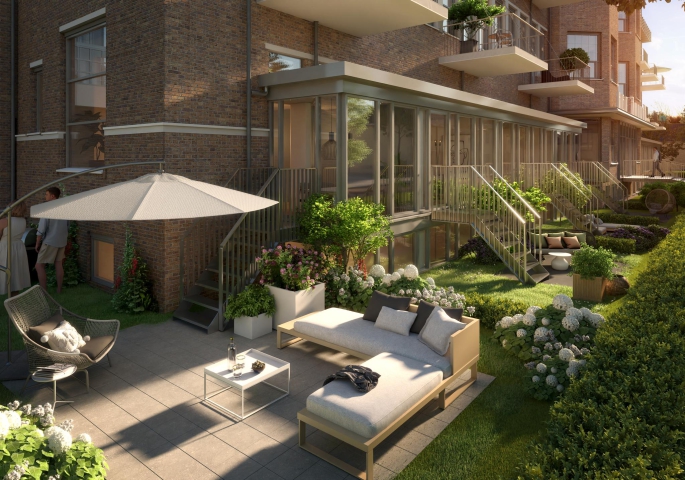 Het ZuideR Carré, TUINAPPARTEMENT L, Rotterdam