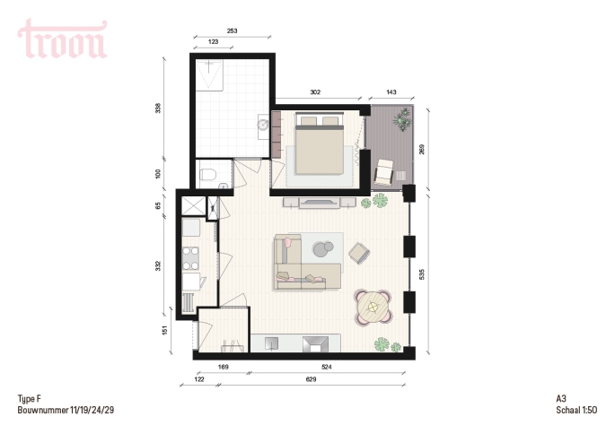 Troon - VERKOOP GESTART - MAAK KANS TM 12 FEBRUARI!, Type F, bouwnummer: 11, Maassluis