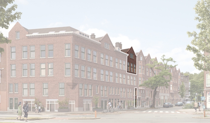 Bouwershof | Rusthoflaan, Dubbele bovenwoning, Rotterdam