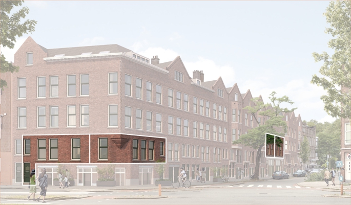 Bouwershof | Rusthoflaan, Start appartement, Rotterdam