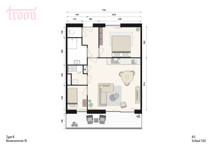 Troon - VERKOOP GESTART - MAAK KANS TM 12 FEBRUARI!, Type B, bouwnummer: 15, Maassluis