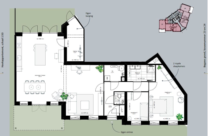Verreweg - Nieuw Hollands Huis - Wilgenrijk, Appartement, bouwnummer: 23, Maassluis