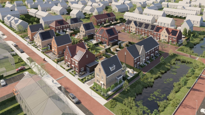 Essezoom Triomf - fase 13, Twee onder één kapwoning, bouwnummer: 14, Nieuwerkerk A/D IJssel