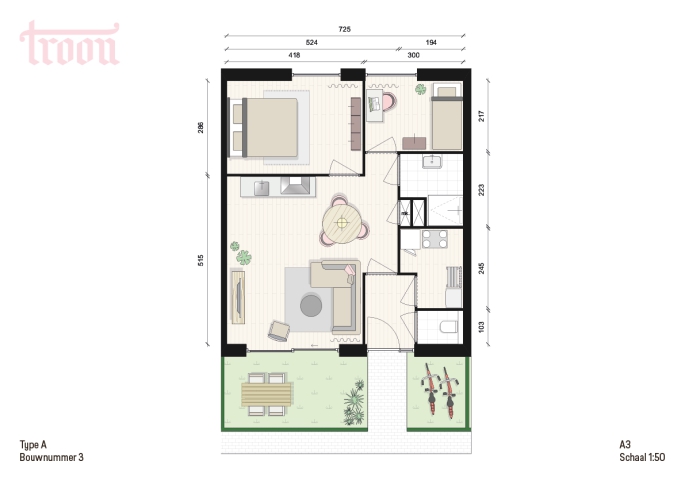 Troon - VERKOOP GESTART - MAAK KANS TM 12 FEBRUARI!, Type A, bouwnummer: 1, Maassluis