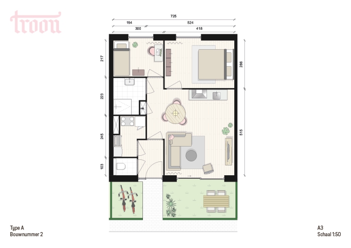 Troon - VERKOOP GESTART - MAAK KANS TM 12 FEBRUARI!, Type A, bouwnummer: 1, Maassluis