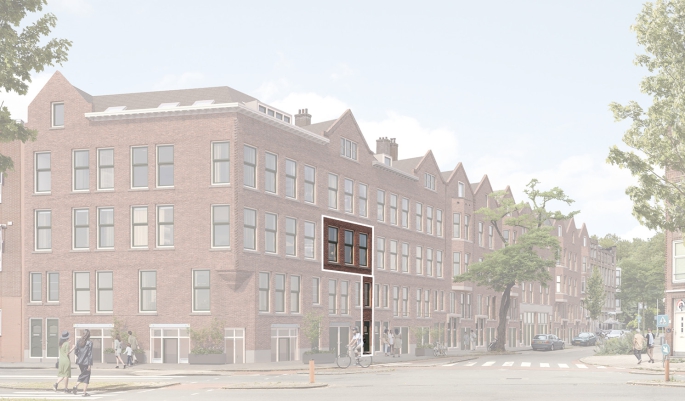 Bouwershof | Rusthoflaan, Bajonet woning, Rotterdam