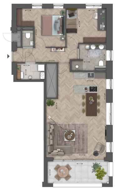 De Taantorens - laatste appartementen te koop!, Toren 1 - rechter appartement, bouwnummer: T1.12-R, Maassluis