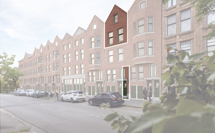 Bouwershof | Rusthoflaan, Dubbele bovenwoning, Rotterdam