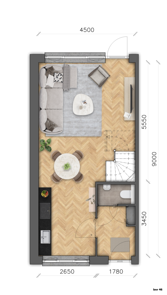 Blom fase 3, Rijwoning type B1, Klaaswaal