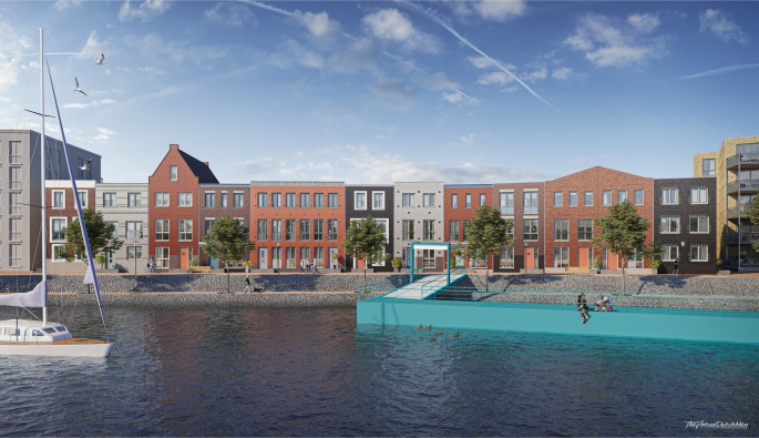 Veerkade - fase 2, Kadewoningen, bouwnummer: 54, Spijkenisse