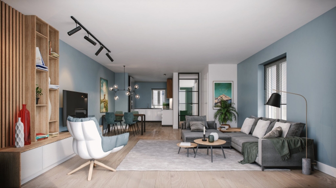 Veerkade - fase 2, Kadewoningen, bouwnummer: 54, Spijkenisse