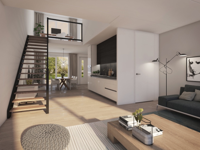 Veerkade - fase 2, Kadewoningen, bouwnummer: 54, Spijkenisse