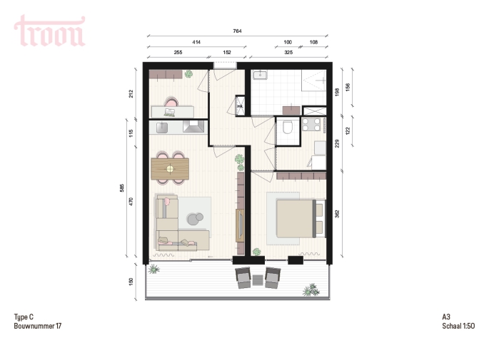 Troon - VERKOOP GESTART - MAAK KANS TM 12 FEBRUARI!, Type C, bouwnummer: 17, Maassluis