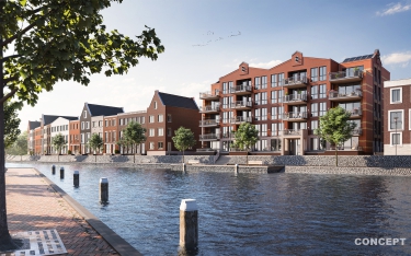 De Veerkade fase 3 - Kadewoningen, Spijkenisse