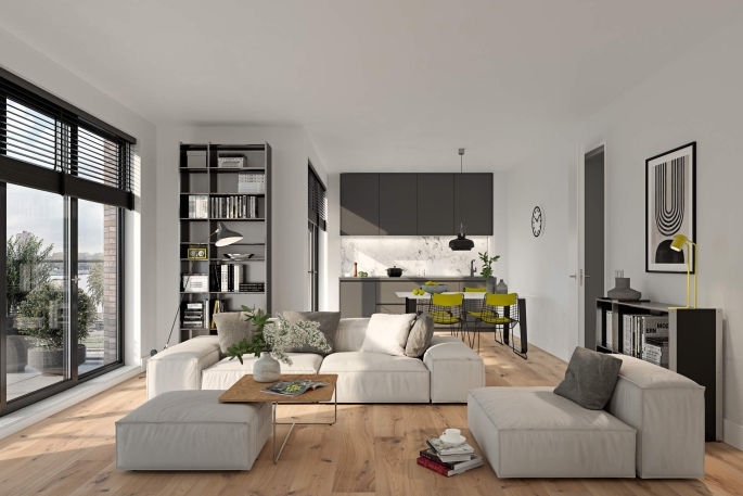 Imagine, Binnenhof appartement, bouwnummer: 50, Rotterdam