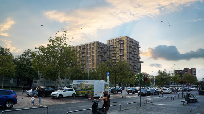 Nieuw Oden, 2-Kamer appartement, Hoogvliet Rotterdam