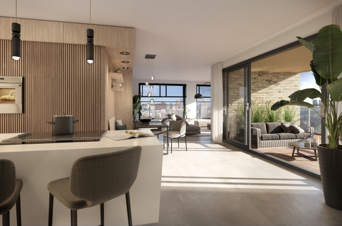 De Maasbode, Uptown Appartement, bouwnummer: 3, Rotterdam