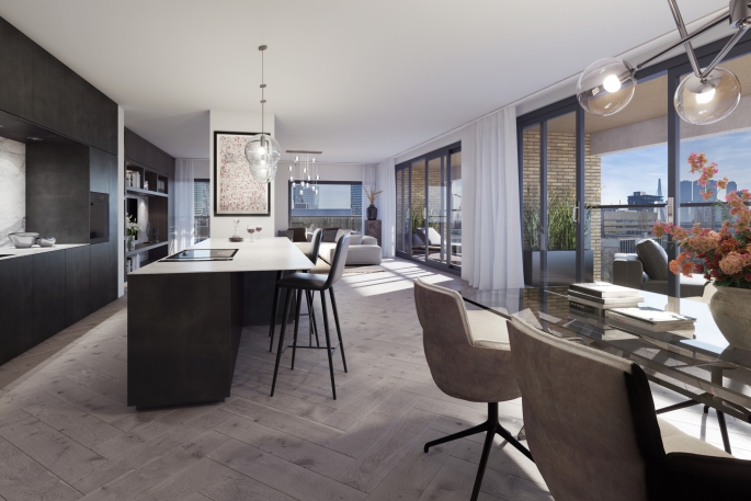 De Maasbode, Downtown Appartement, bouwnummer: 2, Rotterdam