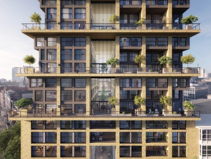 De Maasbode, Downtown Appartement, bouwnummer: 2, Rotterdam