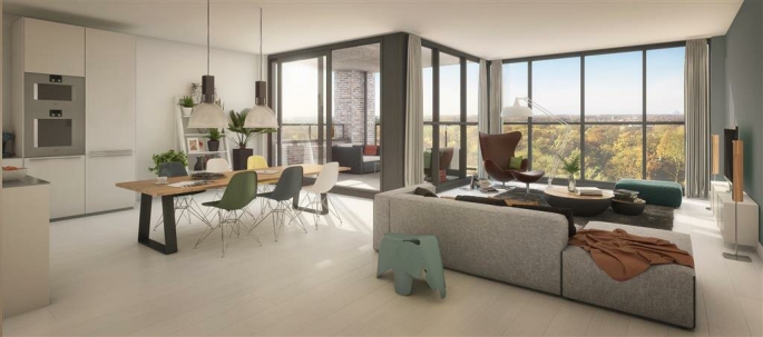 Overkamp fase 3, Overkamp fase 3 Appartement type Cs Overkamppark III, bouwnummer: 44, Dordrecht