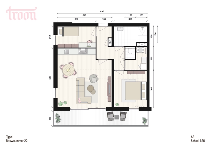 Troon - VERKOOP GESTART - MAAK KANS TM 12 FEBRUARI!, Type I, bouwnummer: 22, Maassluis