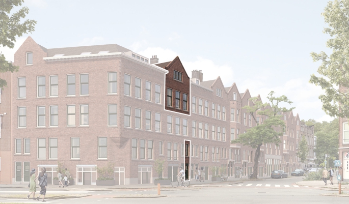 Bouwershof | Rusthoflaan, Dubbele bovenwoning, Rotterdam