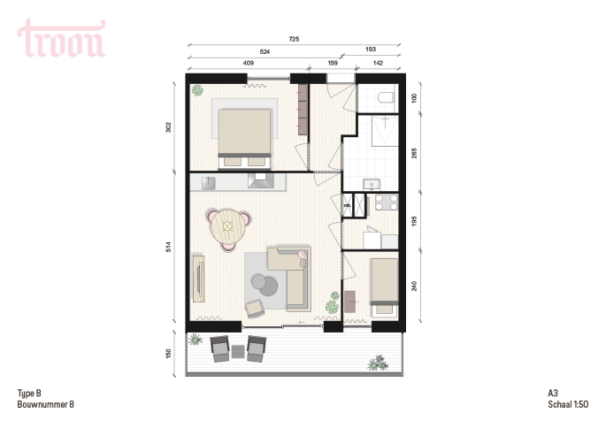 Troon - VERKOOP GESTART - MAAK KANS TM 12 FEBRUARI!, Type B, bouwnummer: 7, Maassluis