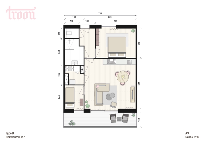 Troon - VERKOOP GESTART - MAAK KANS TM 12 FEBRUARI!, Type B, bouwnummer: 7, Maassluis