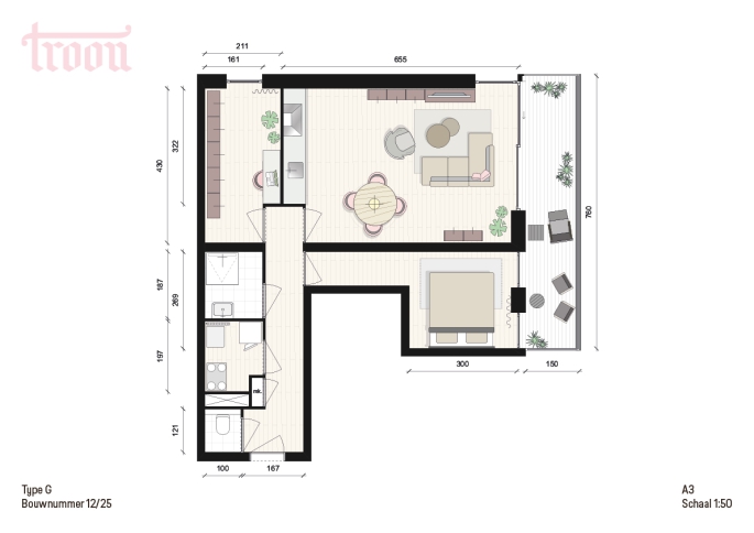 Troon - VERKOOP GESTART - MAAK KANS TM 12 FEBRUARI!, Type G, bouwnummer: 12, Maassluis