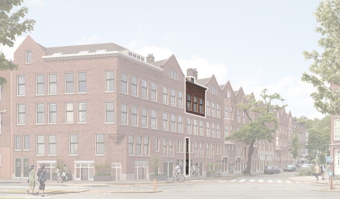 Bouwershof | Rusthoflaan, Dubbele bovenwoning, Rotterdam