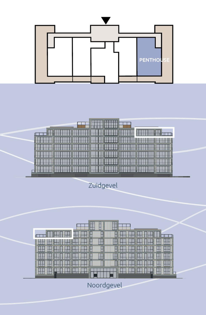 De Watertoren - Slechts enkele appartementen te koop!, Type Penthouse 1/ Penthouse 2, Maassluis