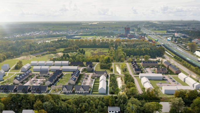 Dordts buiten - Fase 2B Roosdom Tijhuis, Hazelaar hoekwoning, Dordrecht