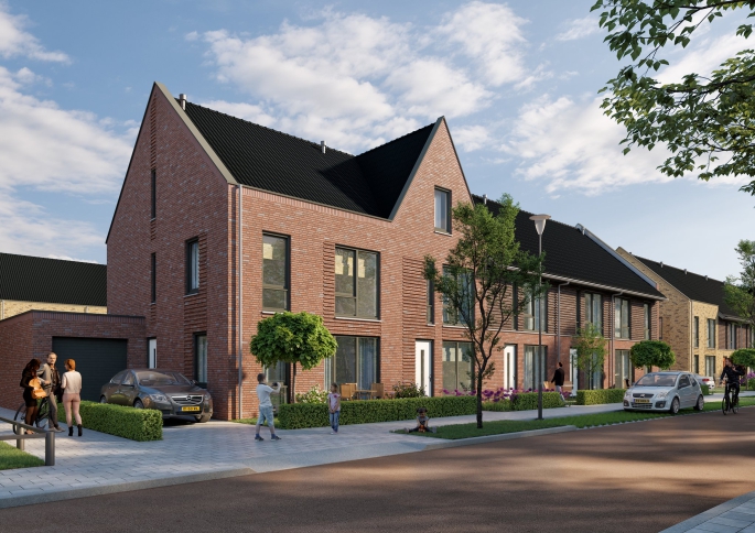 Torensteepolder De Meent, Eengezinswoning, beukmaat 5400, bouwnummer: 23, Numansdorp