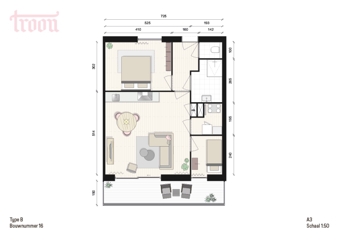 Troon - VERKOOP GESTART - MAAK KANS TM 12 FEBRUARI!, Type B, bouwnummer: 16, Maassluis